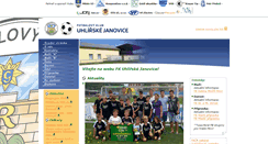 Desktop Screenshot of fkuhlirskejanovice.cz